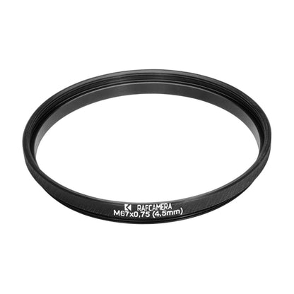 M67x0.75 male to M67x0.75 female thread adapter (4.5mm extender)