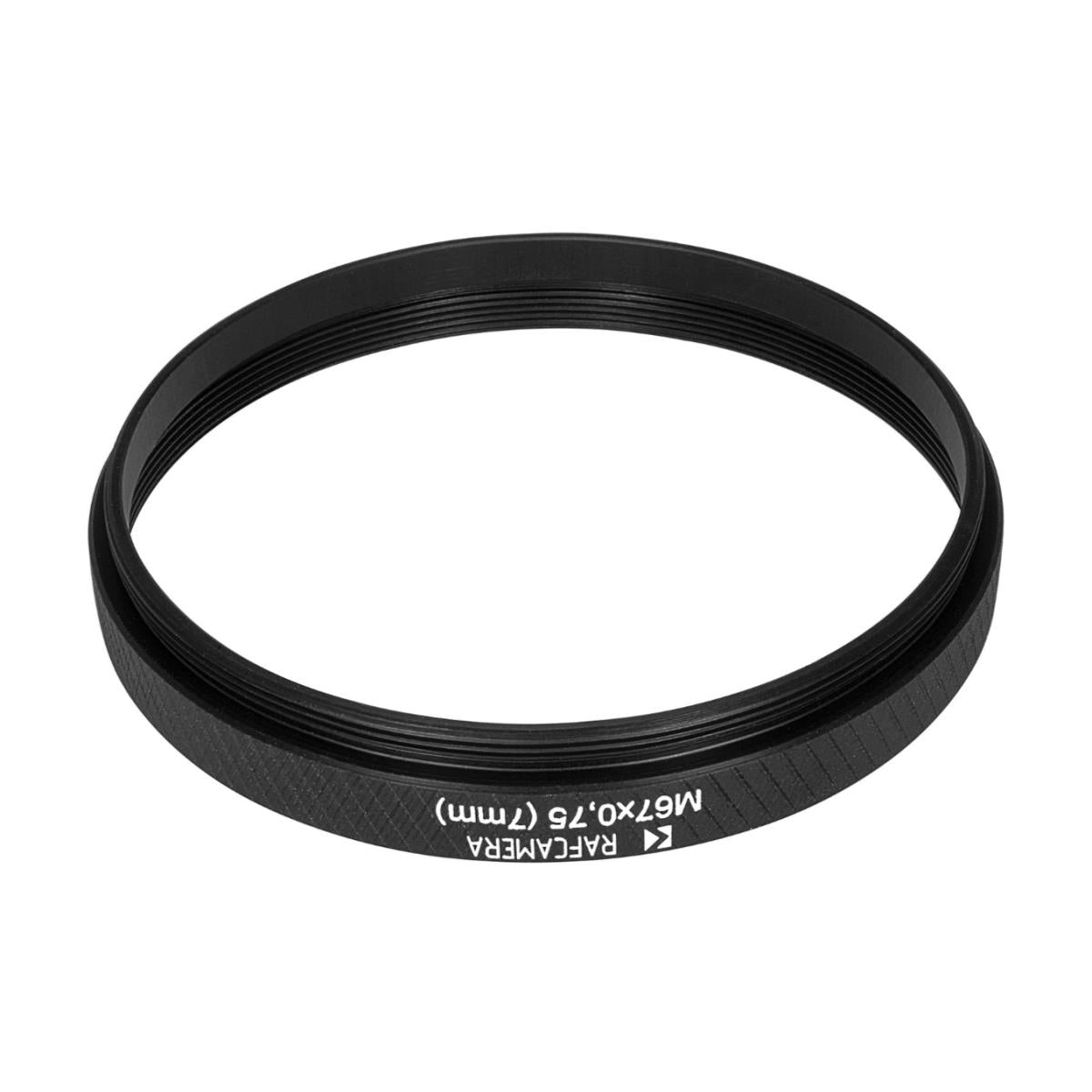 M67x0.75 male to M67x0.75 female thread adapter (7mm extender)