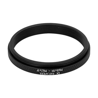 M68x1 male to M62x1 female thread adapter