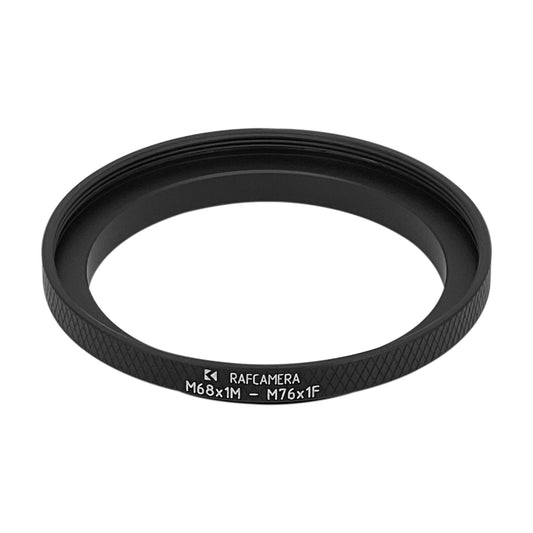 M68x1 male to M76x1 female thread adapter