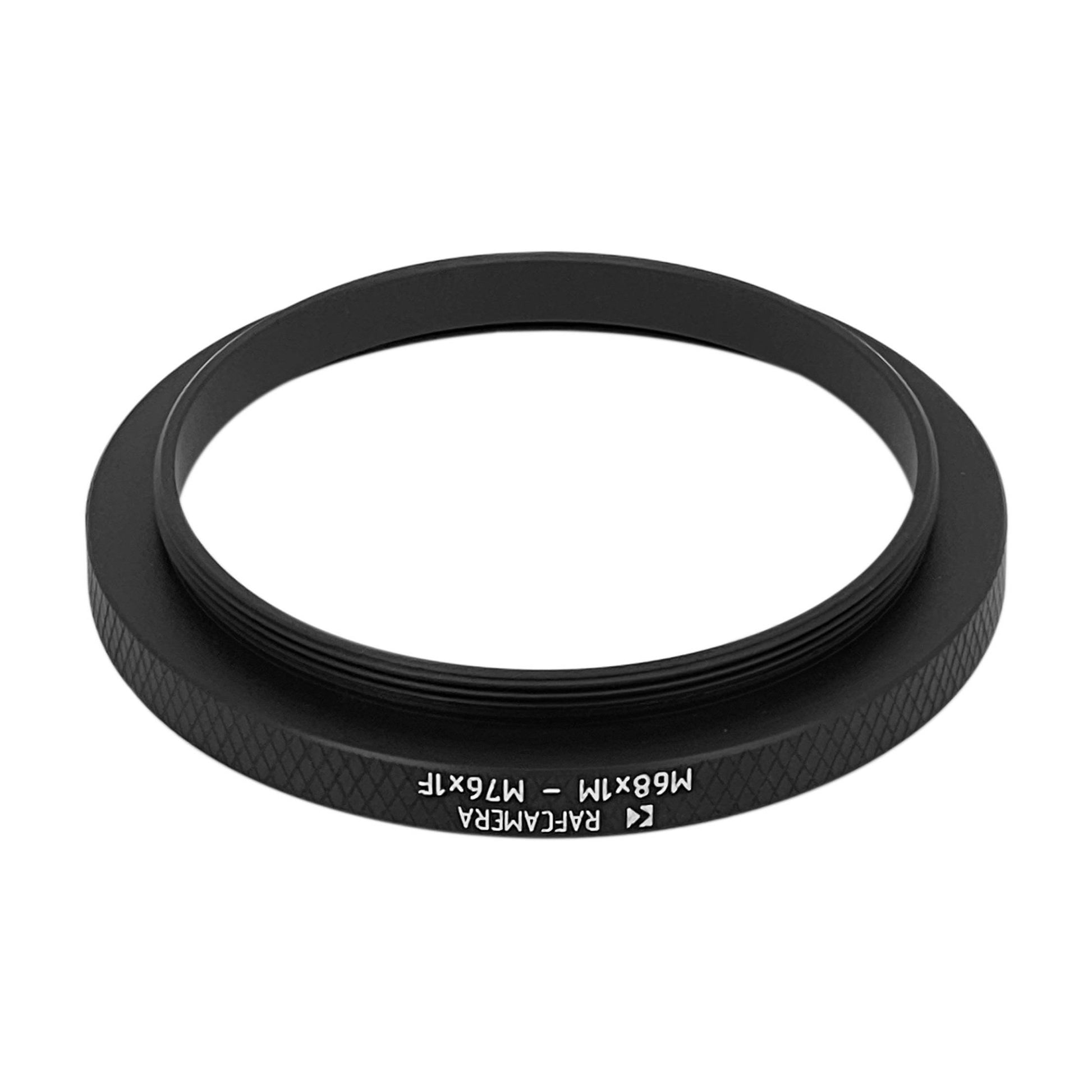 M68x1 male to M76x1 female thread adapter