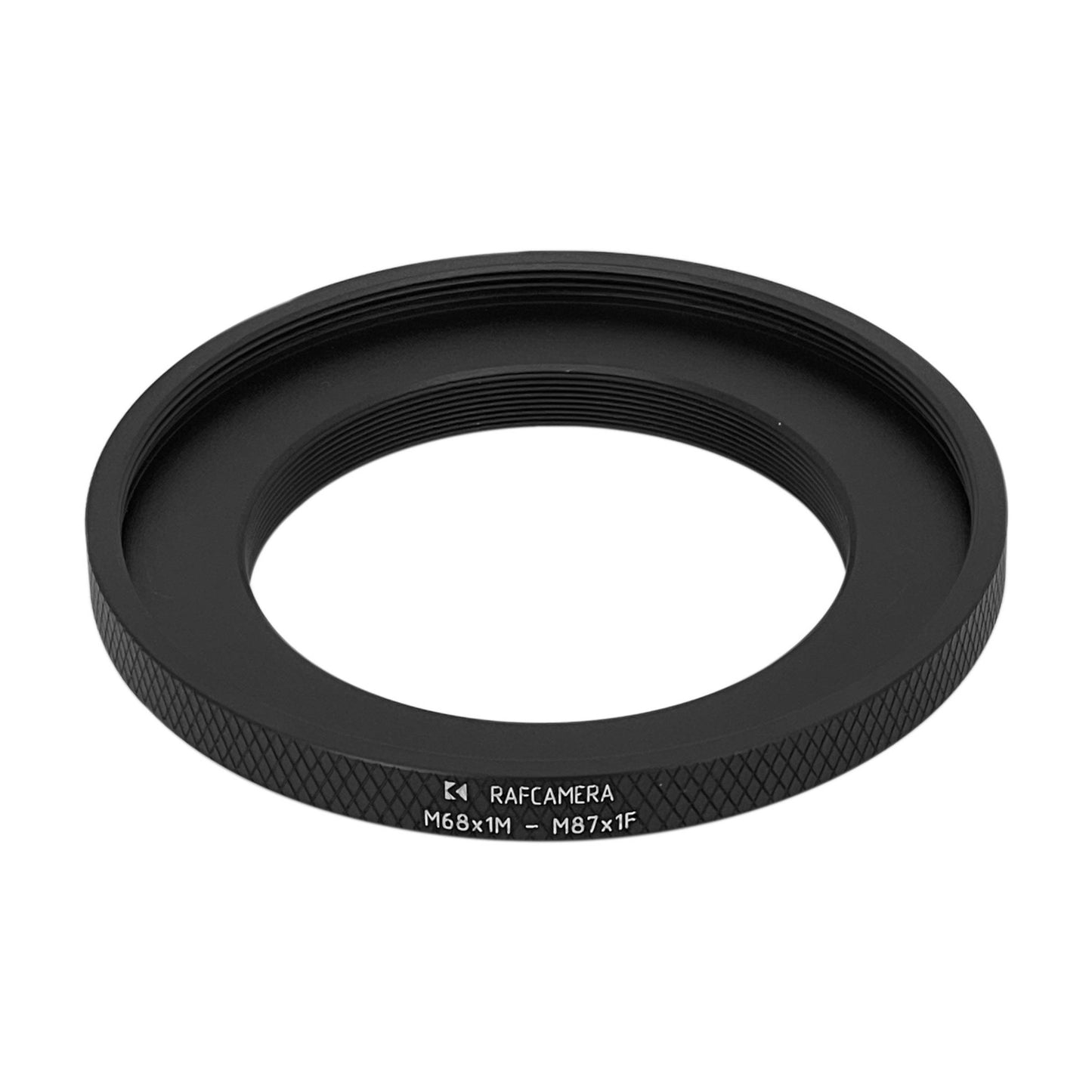 M68x1 male to M87x1 female thread adapter