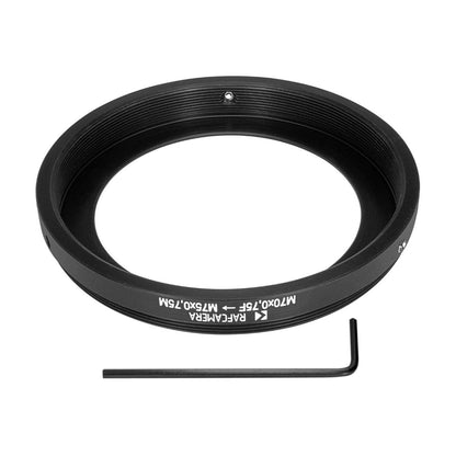 Elmoscope Type 1 lock ring (M70x0.75 female to M75x0.75 male thread adapter)