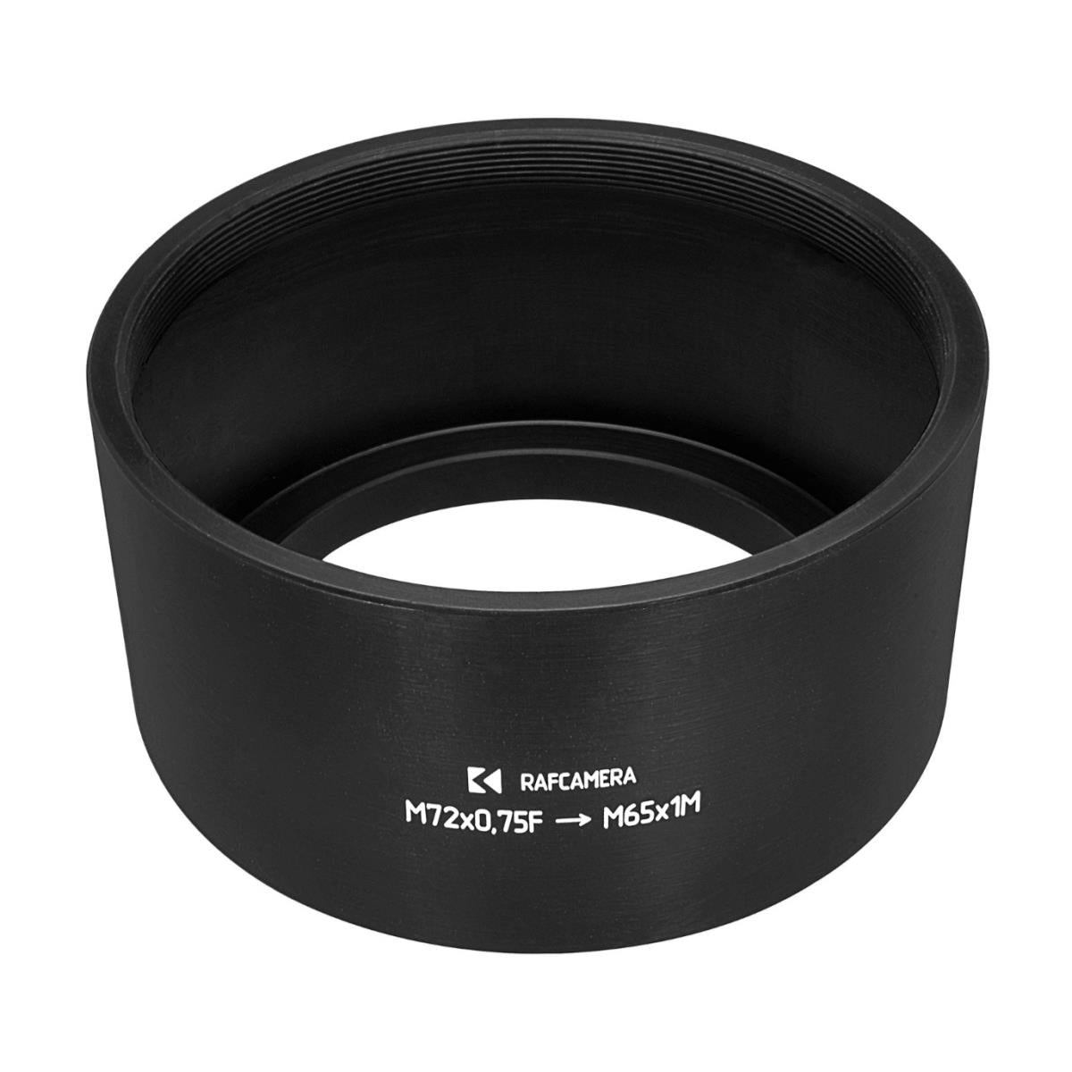 M72x0.75 female to M65x1 male thread adapter for Heidosmat 2.8/150mm lens