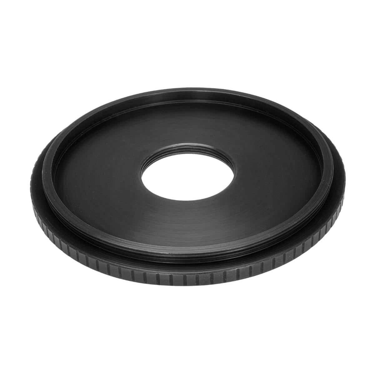 M72x0.75 male to M24x0.75 female thread adapter (72mm to 24mm step-down ring)