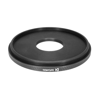 M72x0.75 male to M26x0.7 female thread adapter (72mm to 26mm step-down ring)