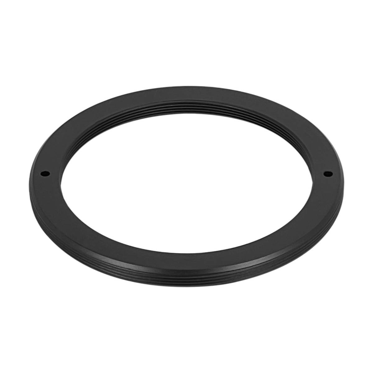 M72x0.75 male to M58x0.75 female thread adapter, flangeless