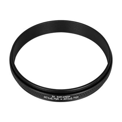 M72x0.75 male to M72x0.75 male thread adapter