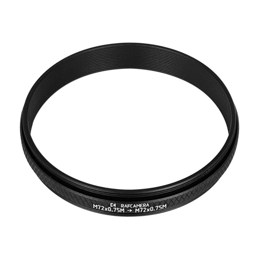 M72x0.75 male to M72x0.75 male thread adapter