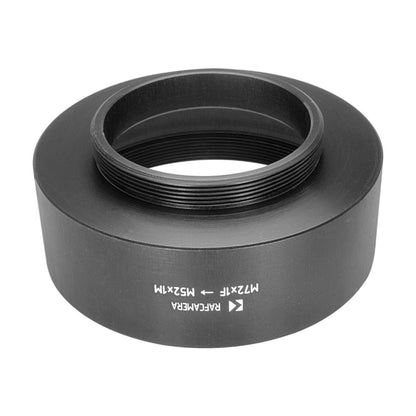 M72x1 female to M52x1 male thread adapter
