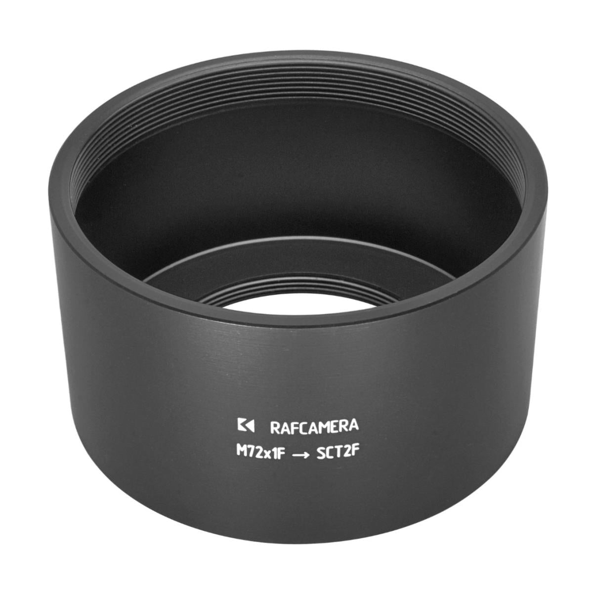 M72x1 female to SCT 2"-24tpi female thread adapter