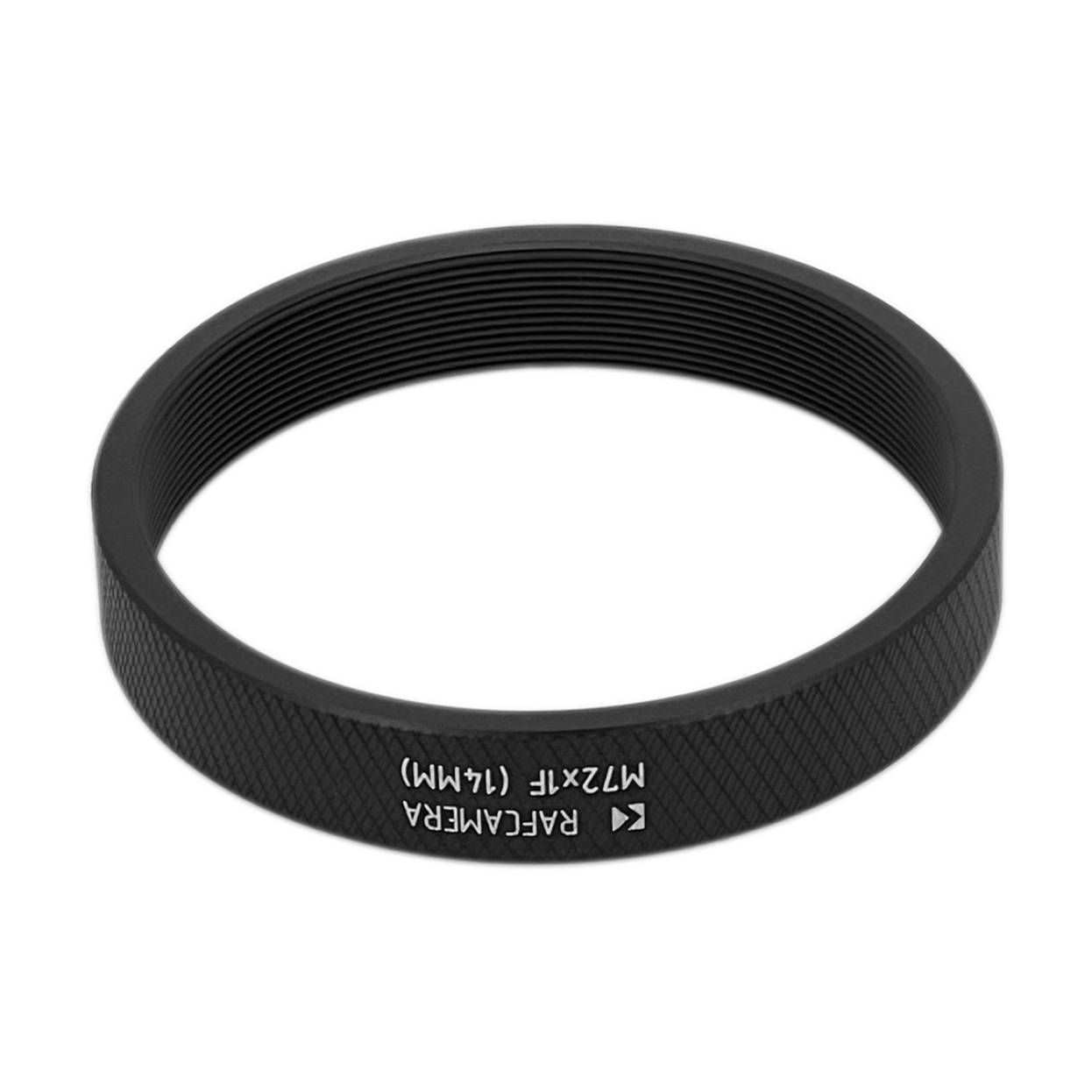 M72x1 female to M72x1 female thread adapter (14mm long)