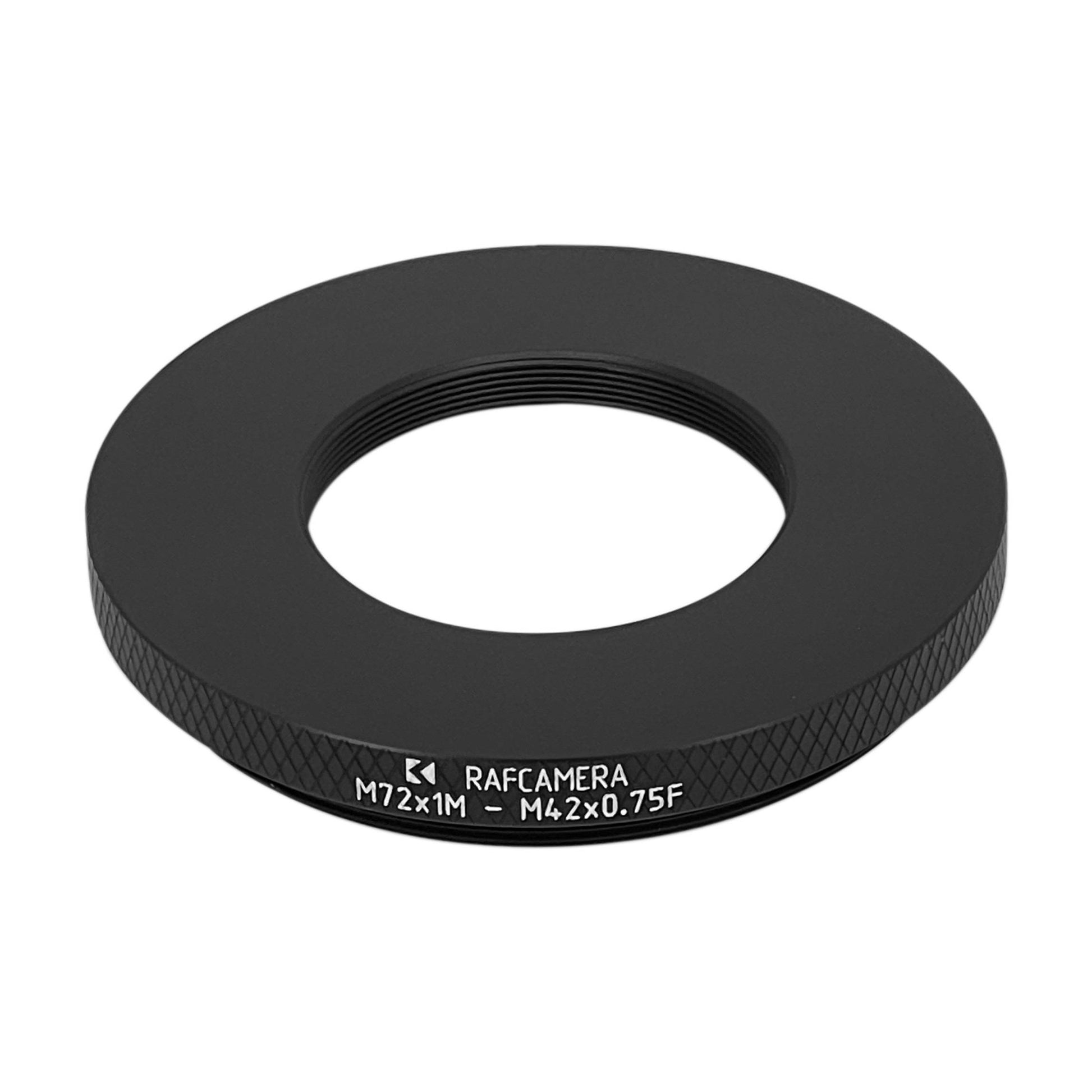 M72x1 male to M42x0.75 female thread adapter