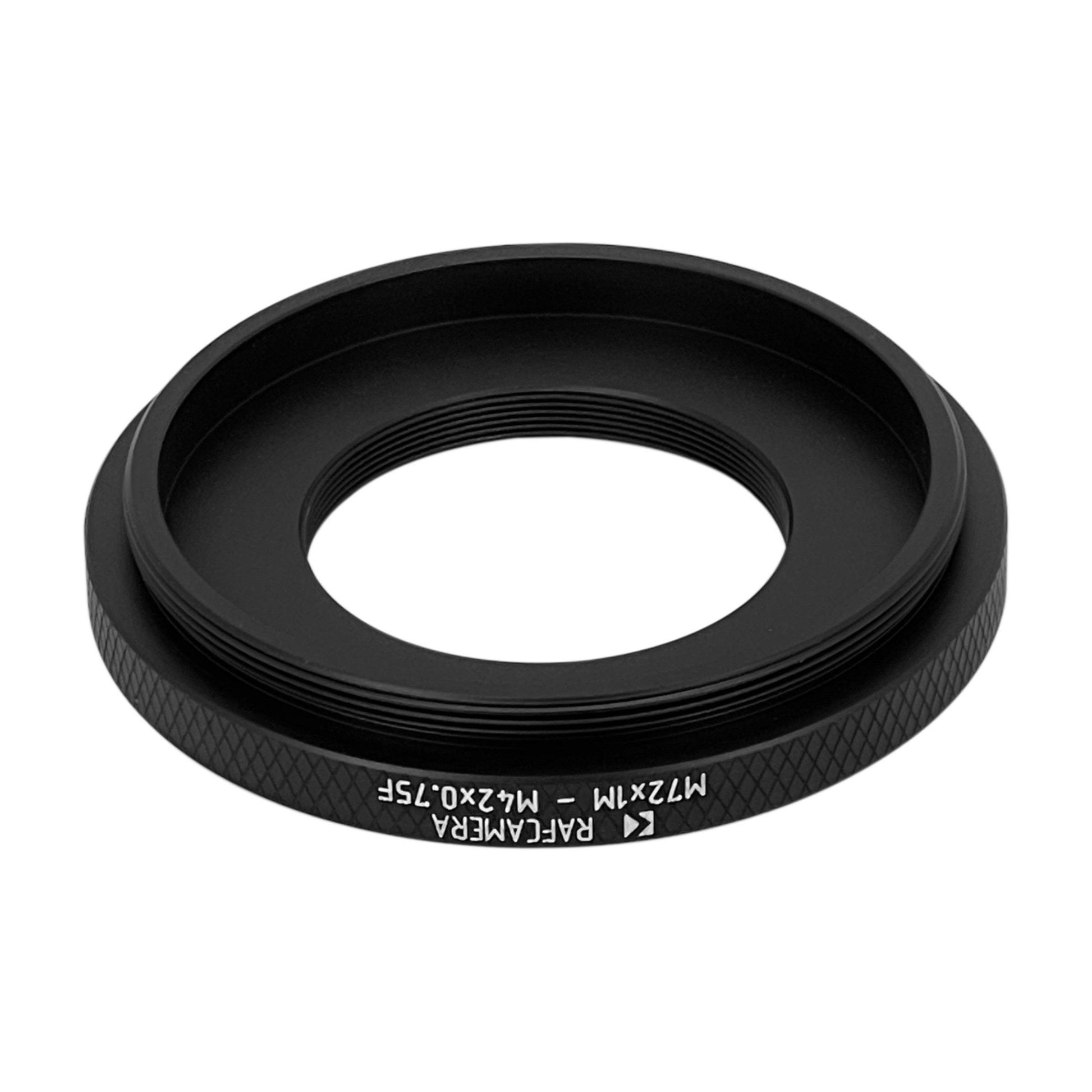 M72x1 male to M42x0.75 female thread adapter
