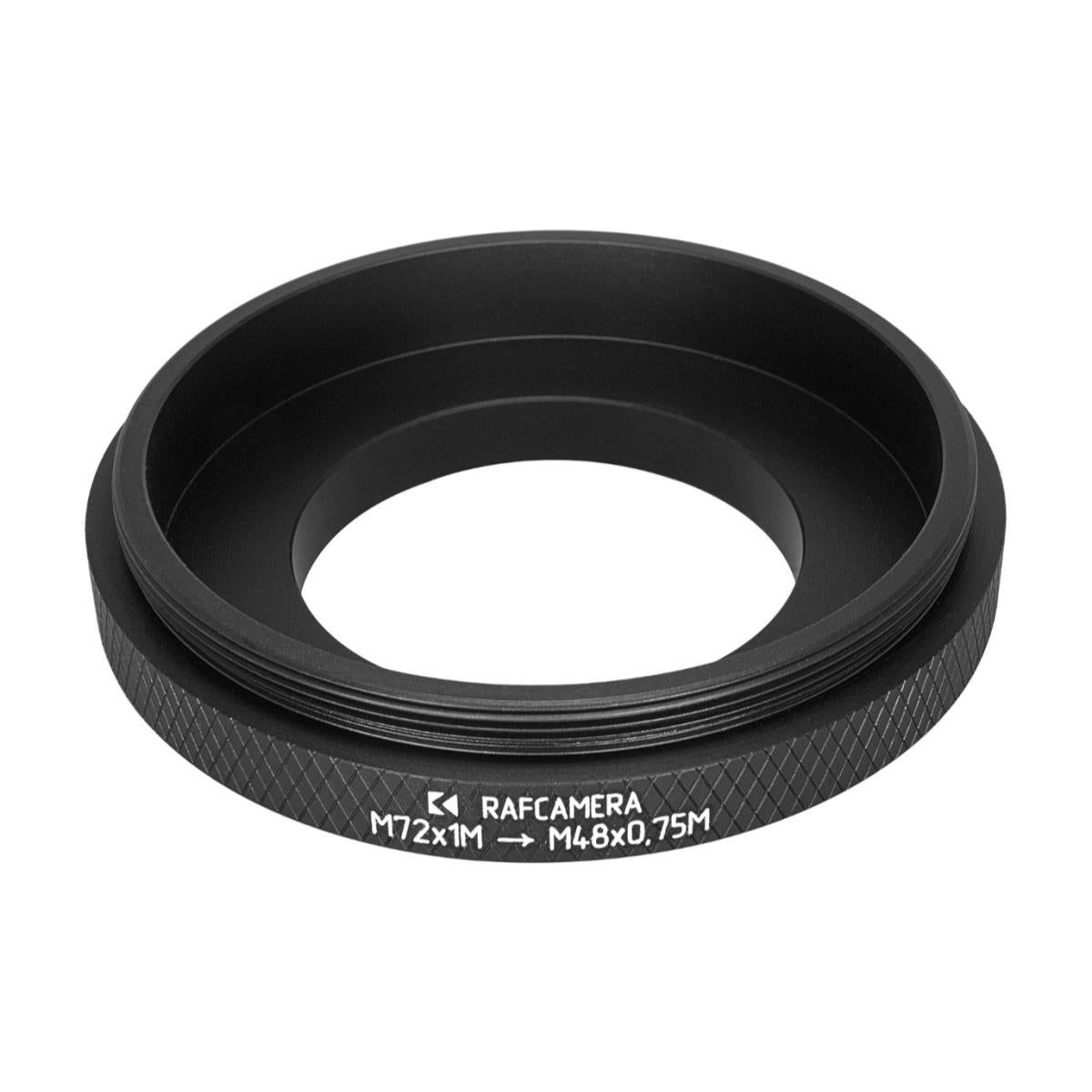 M72x1 male to M48x0.75 male thread adapter for Takahashi FSQ-106 telescope