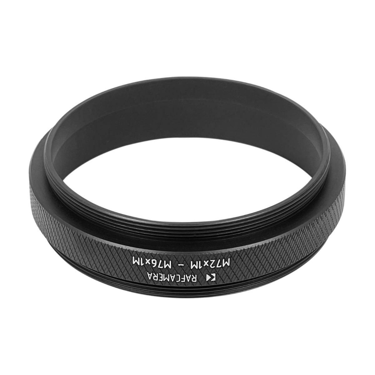 M72x1 male to M76x1 male thread adapter
