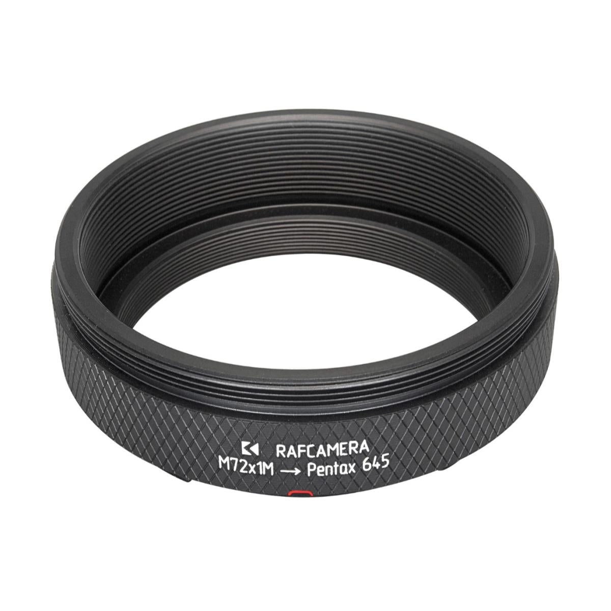 M72x1 male thread to Pentax 645 camera mount adapter, 12.83mm