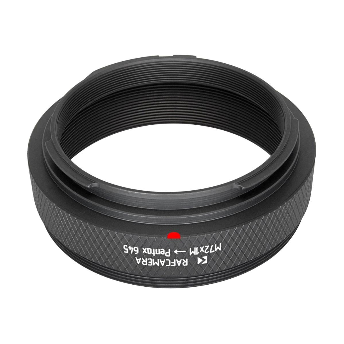M72x1 male thread to Pentax 645 camera mount adapter, 12.83mm