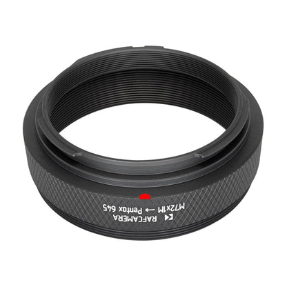 M72x1 male thread to Pentax 645 camera mount adapter, 12.83mm
