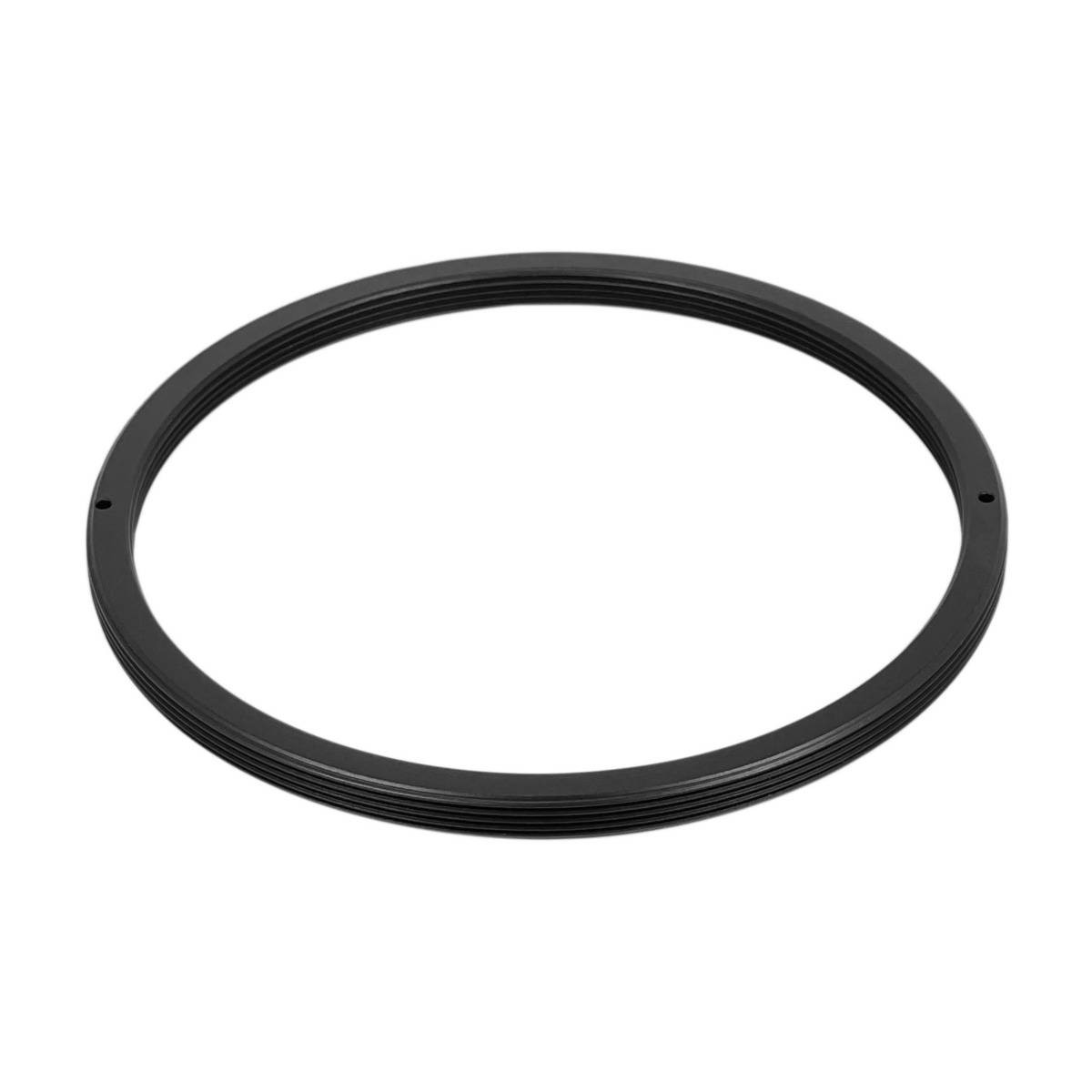 M74x0.75 male to M67x0.75 female thread adapter, flangeless