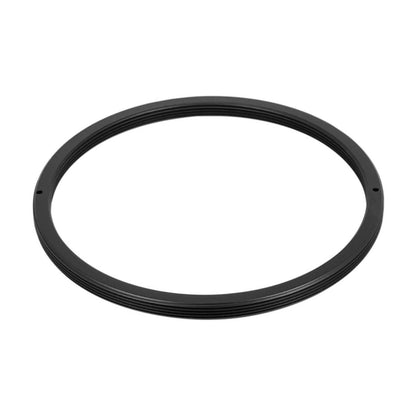 M74x0.75 male to M67x0.75 female thread adapter, flangeless