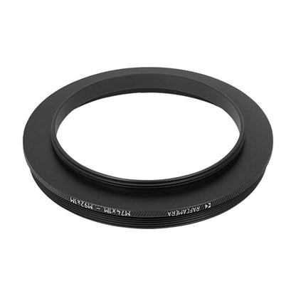 M74x1 male to M92x1 male thread adapter