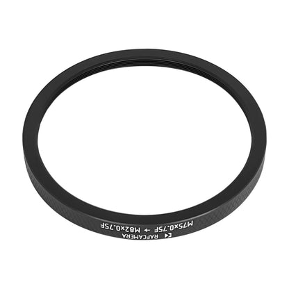 M75x0.75 female to M82x0.75 female thread adapter