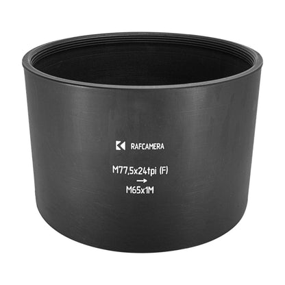 Aero Ektar lens to M65x1 male thread adapter