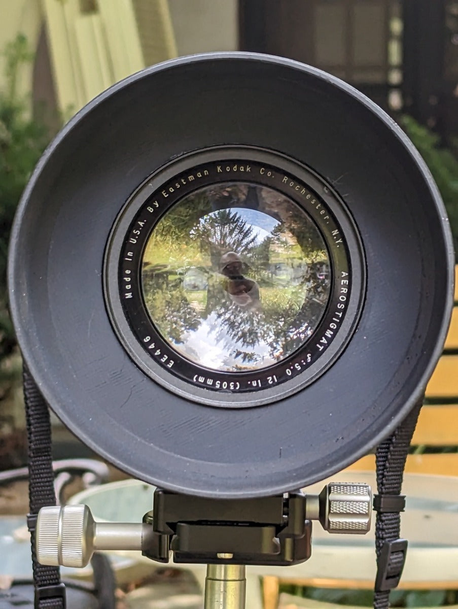 Aero Ektar lens to M65x1 male thread adapter