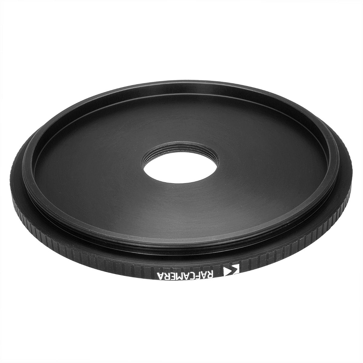 M77x0.75 male to M19x0.75 female thread adapter (77mm to 19mm step-down ring)
