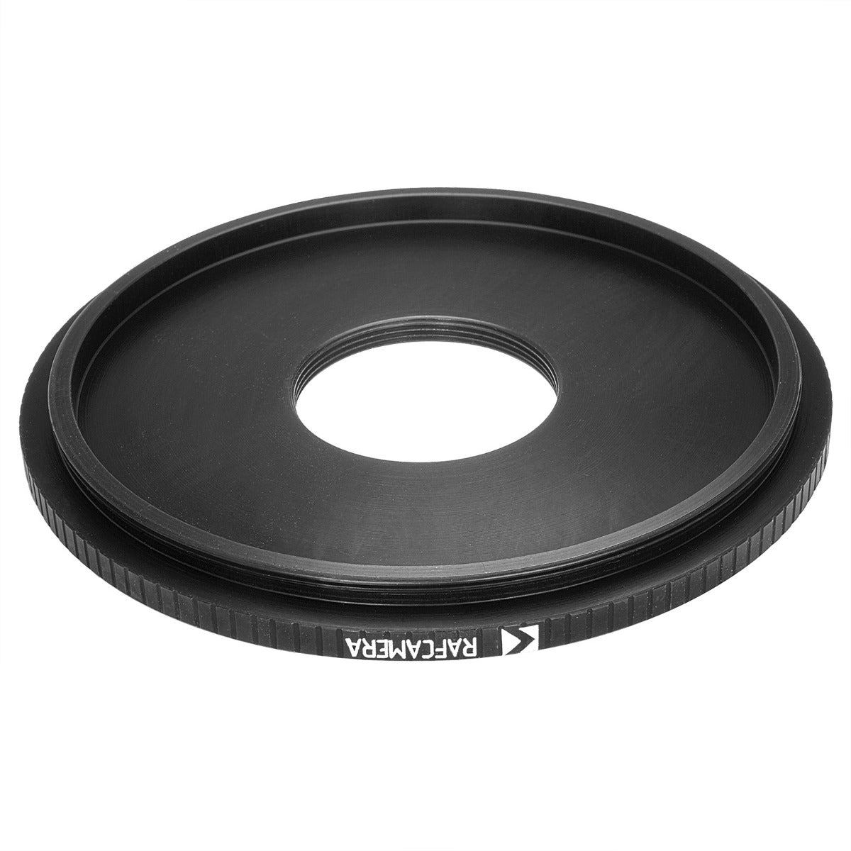 M77x0.75 male to M28x0.75 female thread adapter (77mm to 28mm step-down ring)