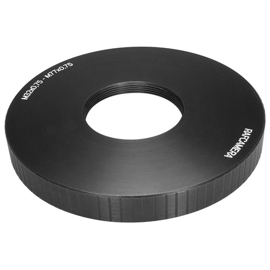 M77x0.75 male to M32x0.75 female thread adapter (step-down ring), DEEP