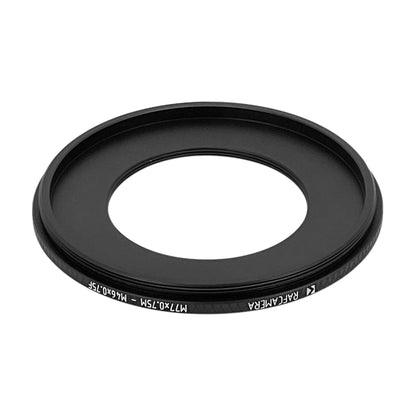 M77x0.75 male to M46x0.75 female thread adapter