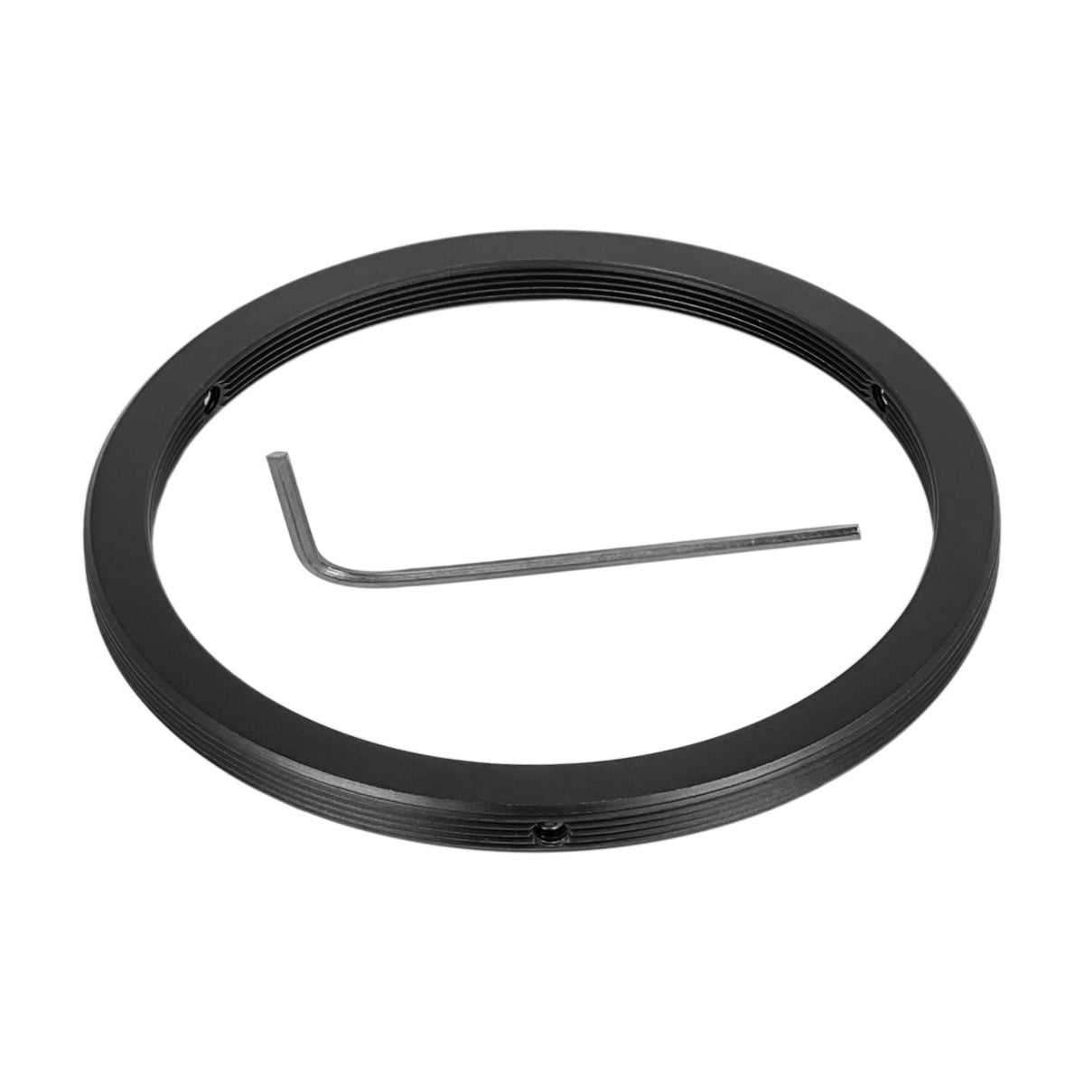 M77x0.75 male to M66x0.75 female thread adapter, flangeless
