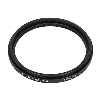 M77x0.75 male to M67.7x0.7 female thread adapter (77mm to 67.7mm step-down ring)