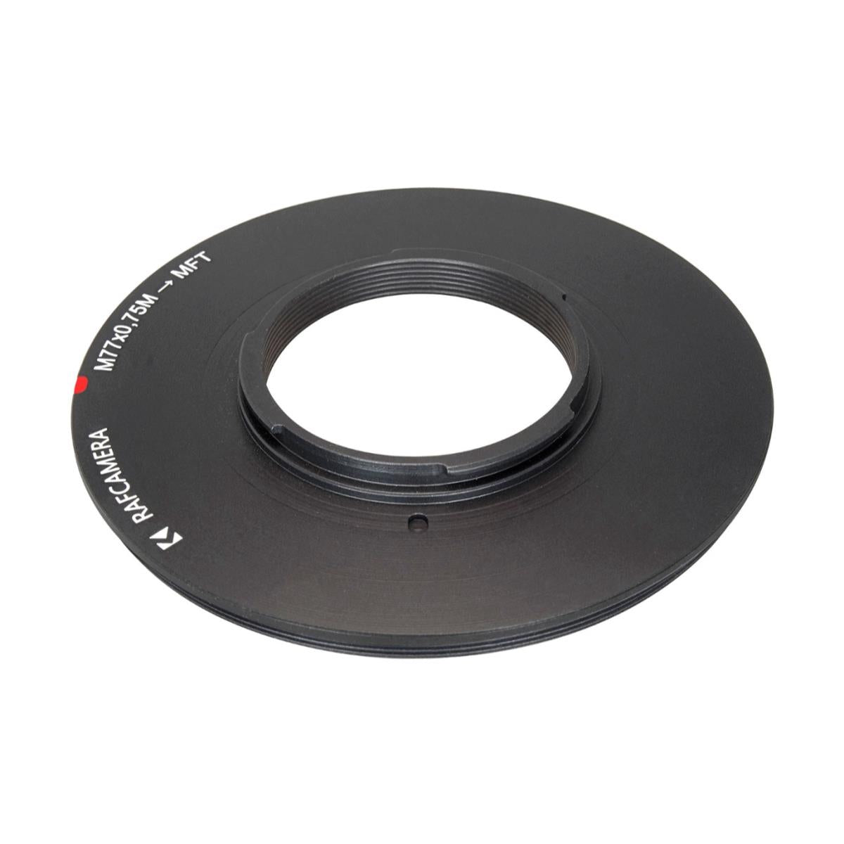 M77x0.75 male thread to MFT camera mount adapter