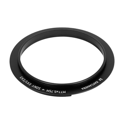 M77x0.75 male thread to Sony EX1/EX3 mount adapter for Century Pro HD 0.75x