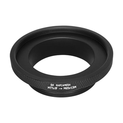 M77x1 female to M65x1.5 male thread adapter