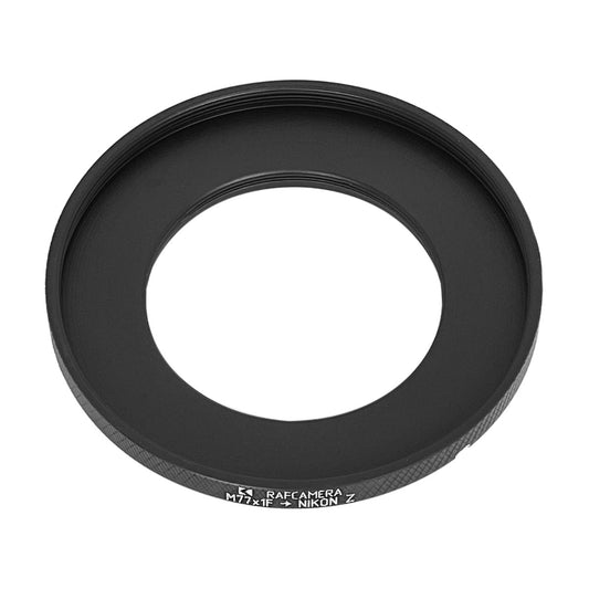 M77x1 female thread to Nikon Z camera mount adapter
