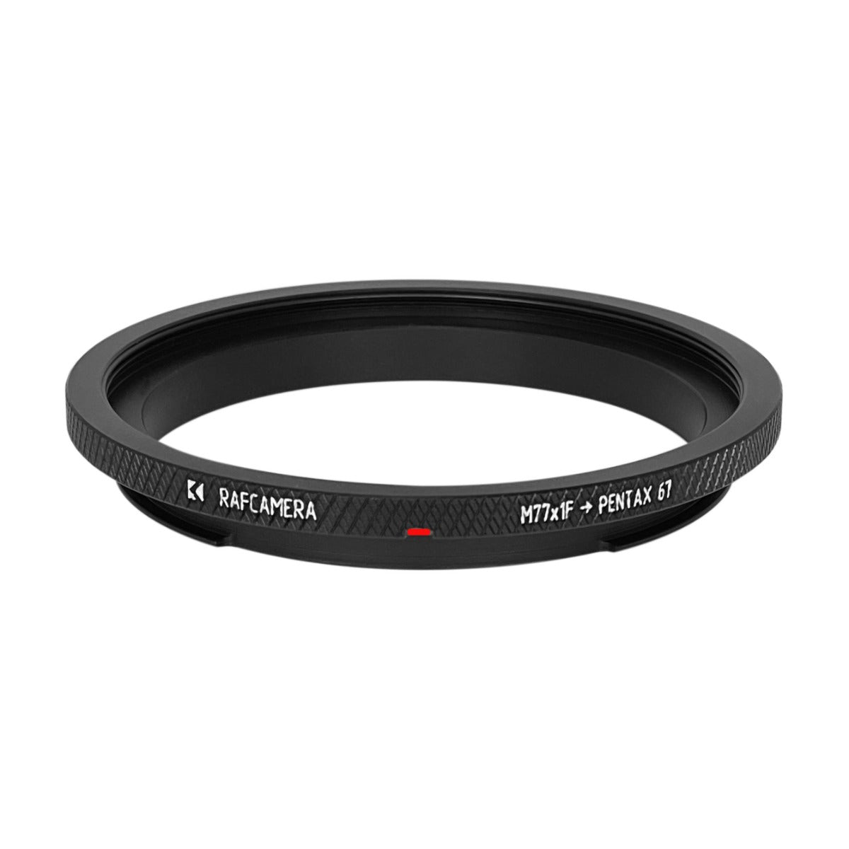 M77x1 female thread to Pentax 67 camera mount adapter