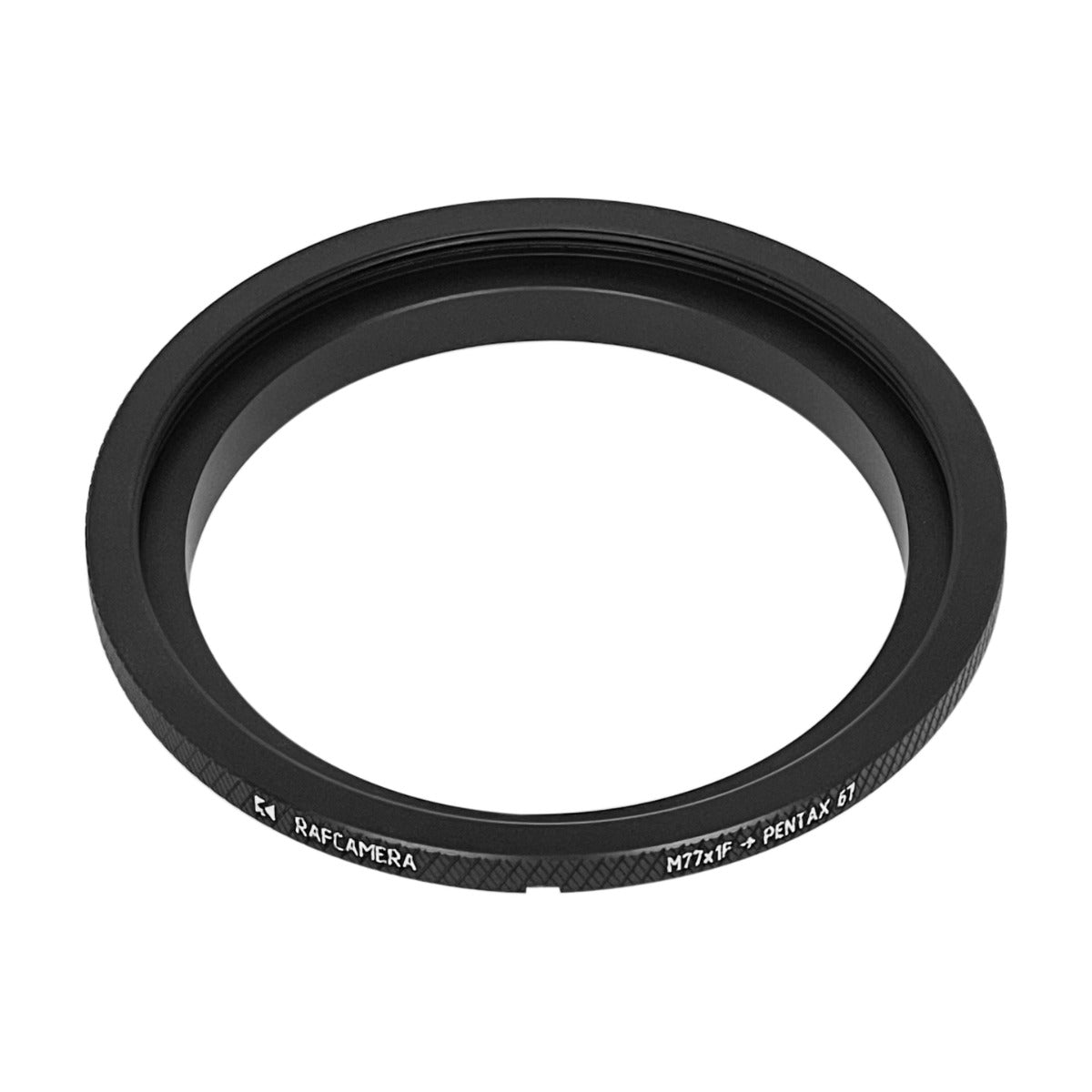 M77x1 female thread to Pentax 67 camera mount adapter