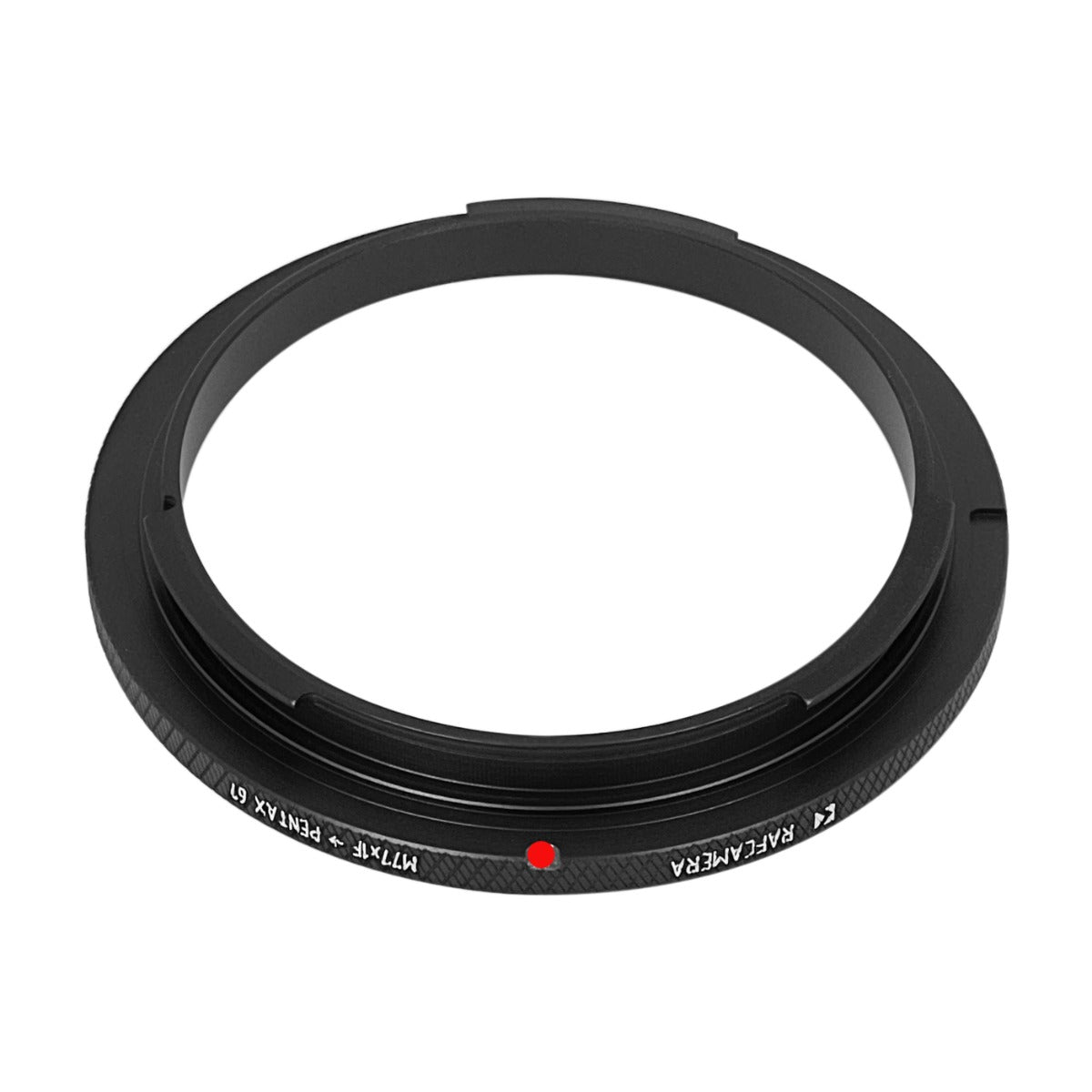 M77x1 female thread to Pentax 67 camera mount adapter