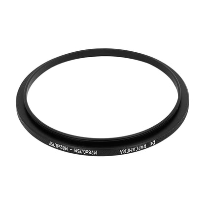 M78x0.75 male to M82x0.75 female thread adapter