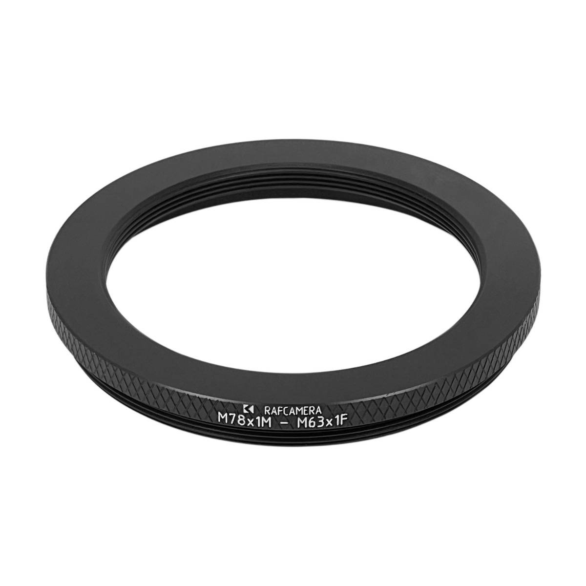 M78x1 male to M63x1 female thread adapter