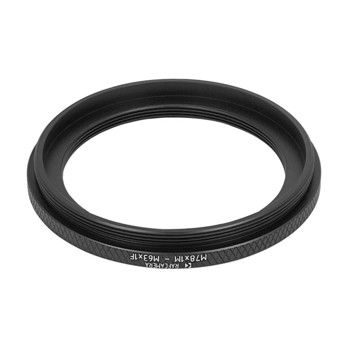M78x1 male to M63x1 female thread adapter