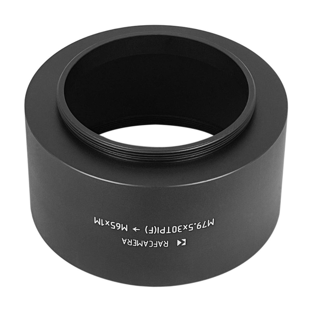M79.5x30tpi female to M65x1 male thread adapter for Kodak Aero Ektar 2.5/153mm