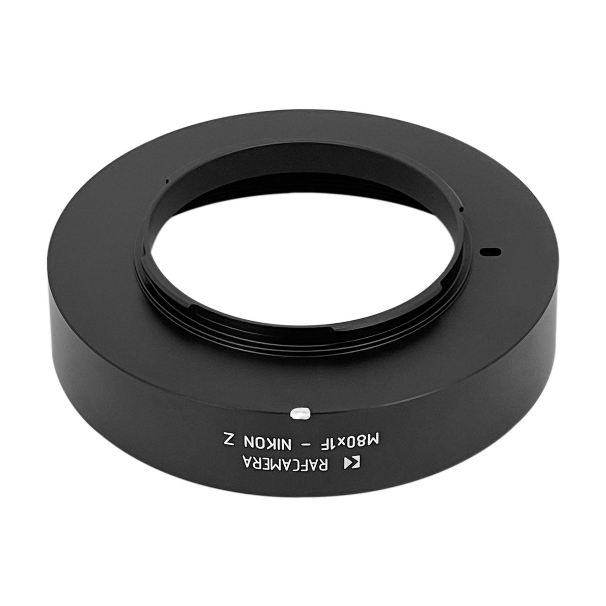 M80x1 female thread to Nikon Z camera mount adapter