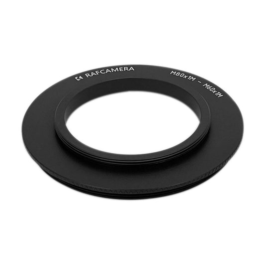 M80x1 male to M60x1 male thread adapter