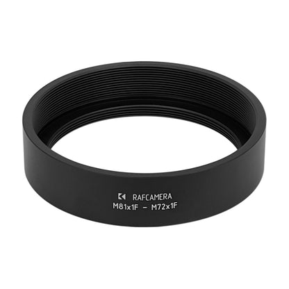 M81x1 female to M72x1 female thread adapter