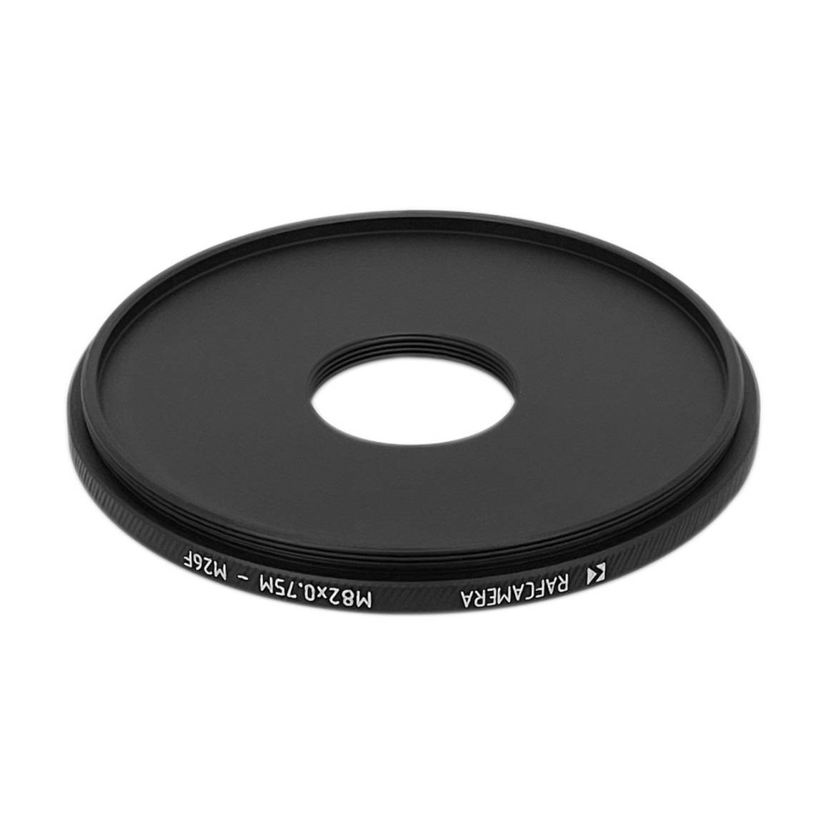 M82x0.75 male to M26x0.75 female thread adapter